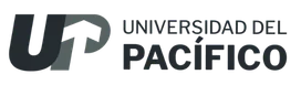 Universidad del Pacífico, cliente de Nodum, logo con isotipo UP en fondo blanco